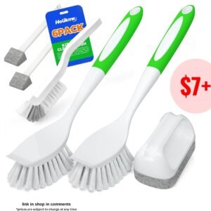 6 Pack Kitchen Cleaning Brush Set