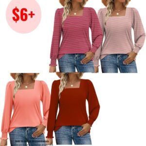 Womens Square Neck Blouses