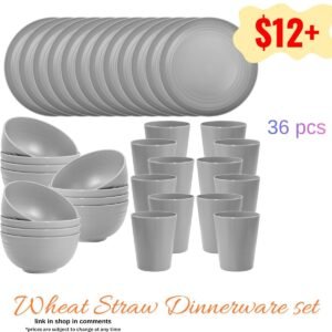 Wheat Straw Dinnerware set