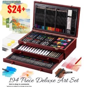 194 Piece Deluxe Art Set
