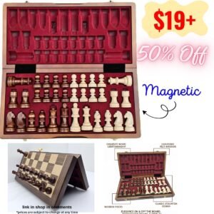 Magnetic Wooden Chess Set