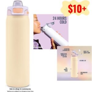 Stainless Steel Water Bottle with Quick Fill Technology