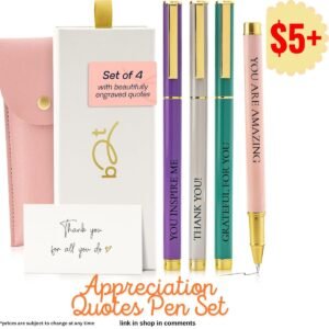 Appreciation Quotes Pen Set