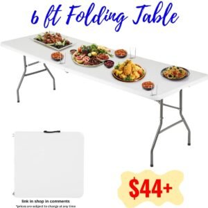 6FT Folding Table