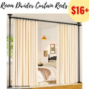 Room Divider Curtain rods