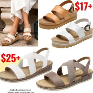 Women's Low Wedge Sandals |  Women's Orthopedic Arch Support Sandals
