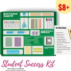 44-Piece School Supplies