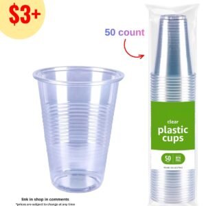 Disposable Clear Plastic Cups