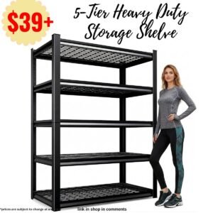 5-Tier Heavy Duty Storage Shelves