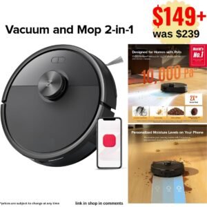 Robot Vacuum and Mop Combo