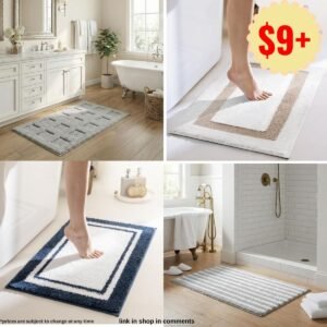Microfiber Bathroom Rugs