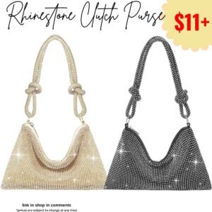 Rhinestone Clutch Purse