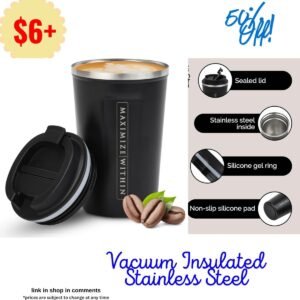 Vacuum Insulated 12oz Stainless Steel Mug