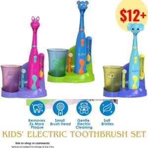Kids’ Electric Toothbrush Set