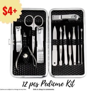 12 pcs Pedicure Kit