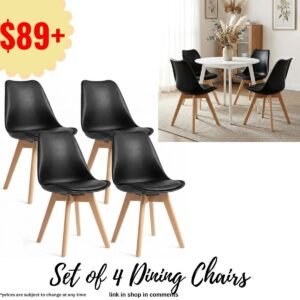 Set of 4 Dining Chairs