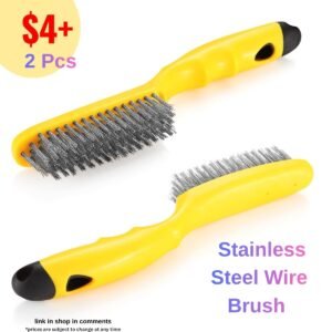 Stainless Steel Wire Brush 2 Pcs