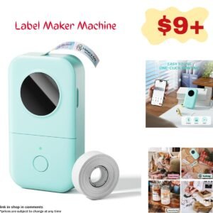 Portable Bluetooth Label Maker Machine with Tape