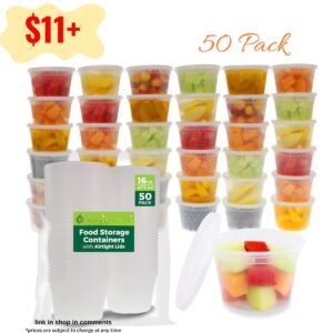 Food Storage Containers [50 Set]