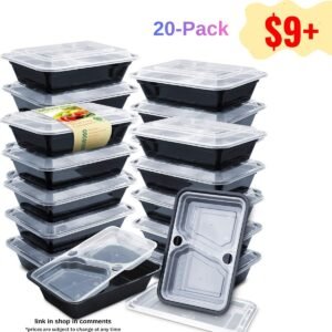 Meal Prep Containers 20 Pack