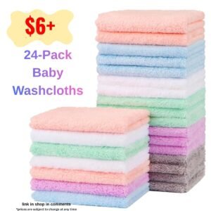 Baby Washcloths 24-Pack