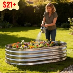 Galvanized Raised Garden Bed