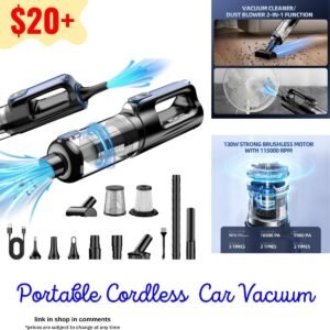 Portable Cordless  Car Vacuum