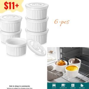 8 oz Ramekins with Lid