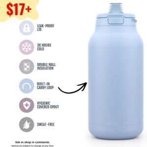 Half Gallon Vacuum Insulated Stainless Steel Jug