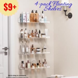 Floating Shelves - 4 Pack