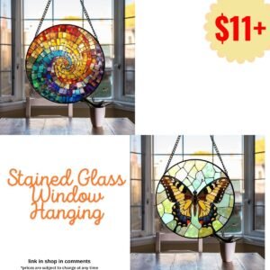 Stained Glass Window Hanging
