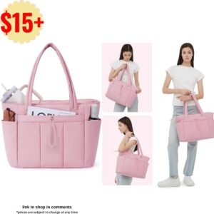 Tote Bag with Cup Holder