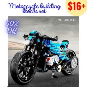 motorcycle building blocks set