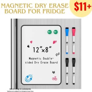 Magnetic Dry Erase Board for Fridge