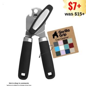 Stainless Steel Smooth Edge Manual Can Opener