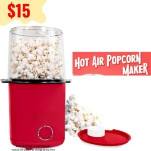 8-Cup Hot Air Popcorn Maker