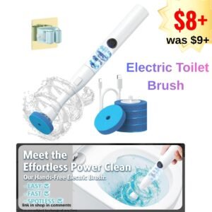 Hands-Free Electric Toilet Brush