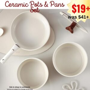 Ceramic Pots and Pans Set
