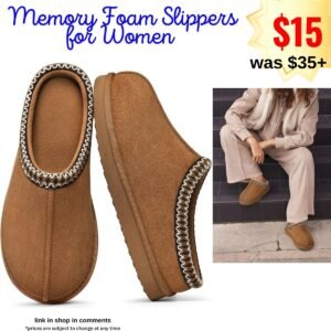 Memory Foam Slippers for Women