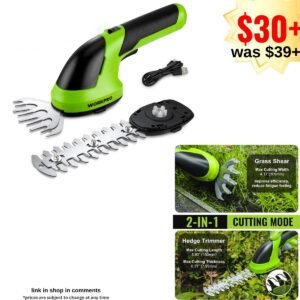 Cordless Grass Shear & Shrubbery Trimmer