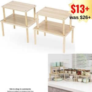 Wood Cabinet Organizer