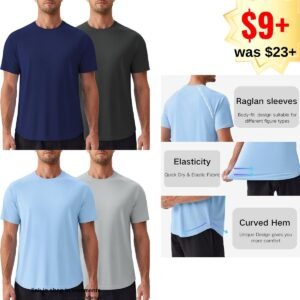 Men's Short Sleeve Athletic Shirts