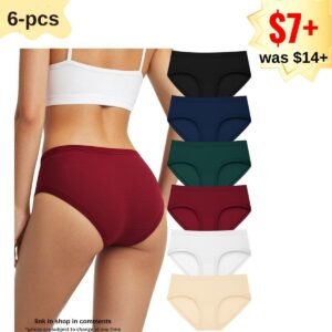 Women's Cotton Underwear - 6 pack