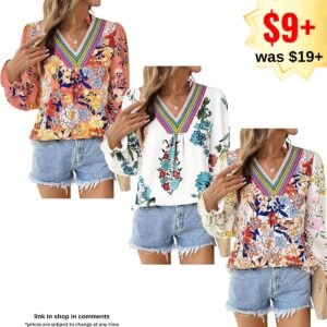 Crochet Trim Tops Shirts