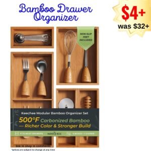 Bamboo Drawer Organizer
