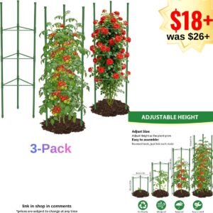 3 Pack Extra Larger Tomato Cages