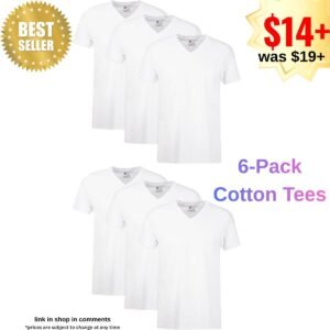 Cotton Tees - 6 Pack