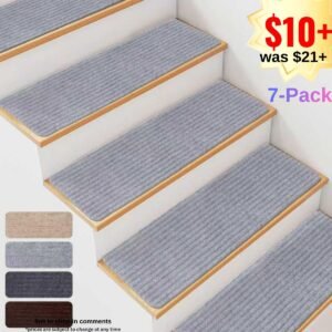7 PCS Non Slip Stair Treads