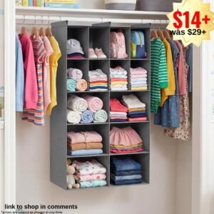 5 Tier Hanging Closet Organizer
