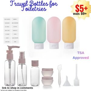 Travel Bottles for Toiletries